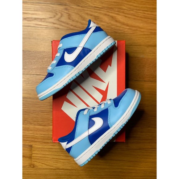 Size 10c Nike Dunk Low “Argon” Athletic Sneakers DV2634-400 - Picture 6 of 6